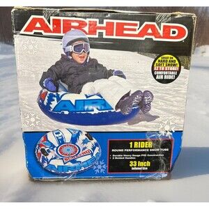 AIRHEAD 33 Inch -1 Rider Round Performance Tube for Snow-EZ Air Ride